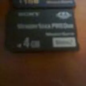 Продаю карты памяти Sony memory stick PRO DUO