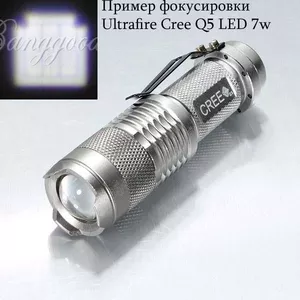 1800 Lumen CREE XM-L T6 LED  18650 Фонарь Супер яркий с зумированием!!