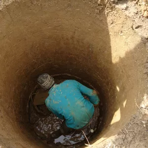 Копаем колодцы канализации