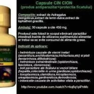 Capsule Cin Cion Copii Deparazitare