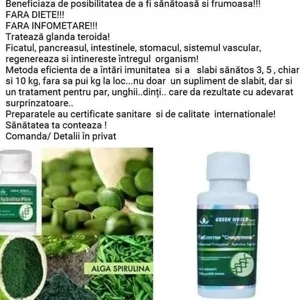 Spirulina Comprimante benefici