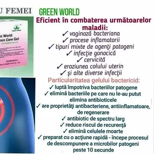 Setul Ginecologic Green World Gel Intim