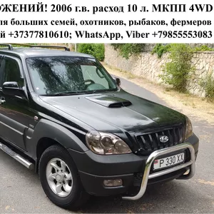 Внедорожник без вложений 2006 г.в. расход 10 л. МКПП 4WD — 5500$